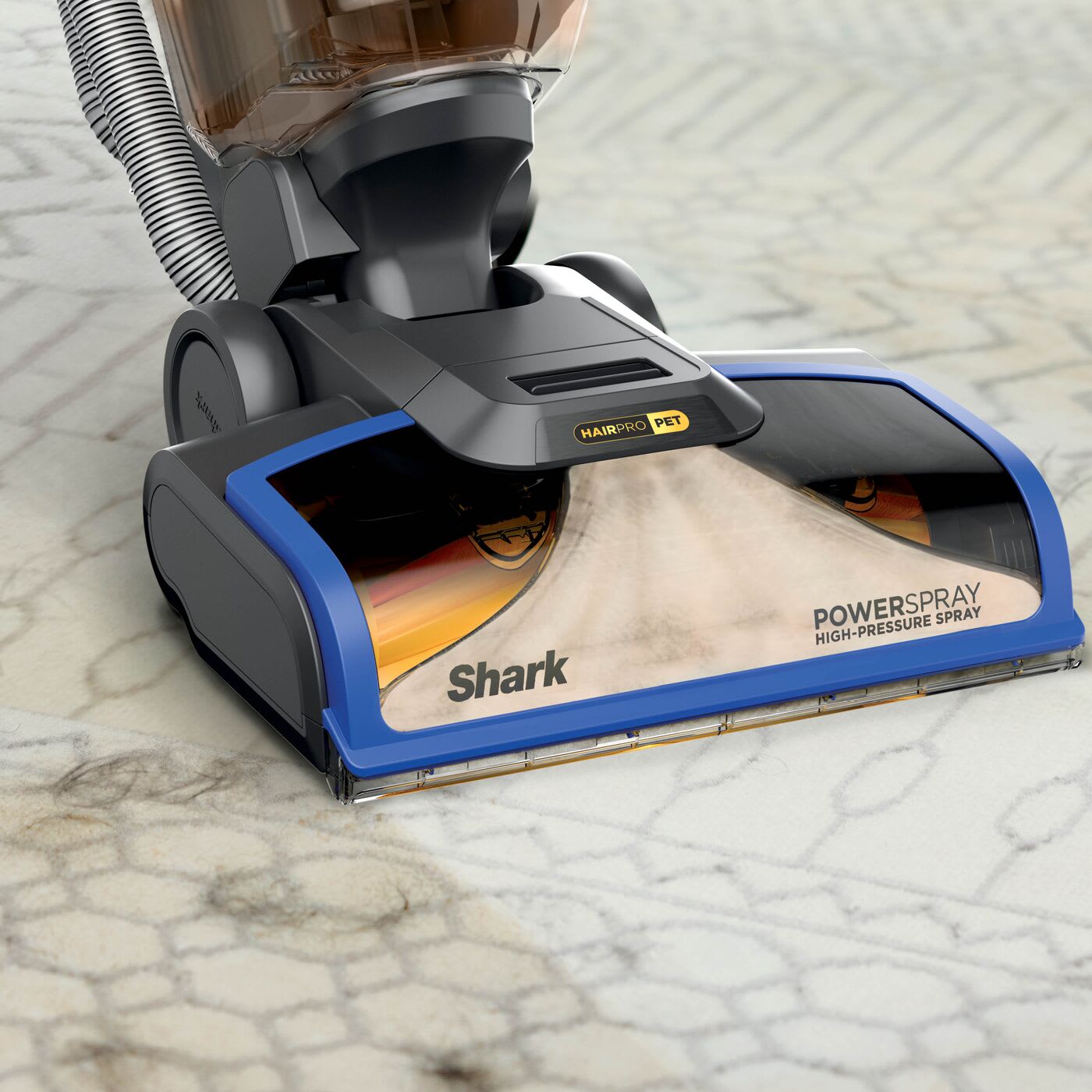 3 x more pet hair removal than any upright carpet cleaner*