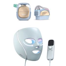 Shark Blue Beauty Bundle - CryoGlow & FacialPro Glow product photo Side New M