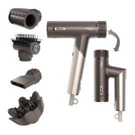 Shark SpeedStyle Pro FLEX 4-in-1 High-Velocity Hair Dryer System HD542UK product photo Side New M