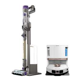 Shark PowerDetect Cordless Vacuum & Robot Vacuum Bundle product photo Side New M