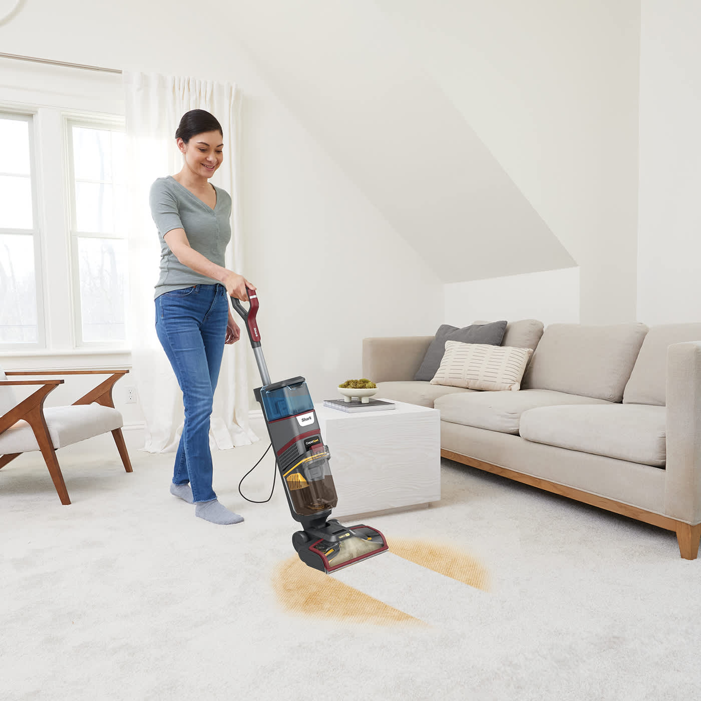 3 x more pet hair removal than any upright carpet cleaner*