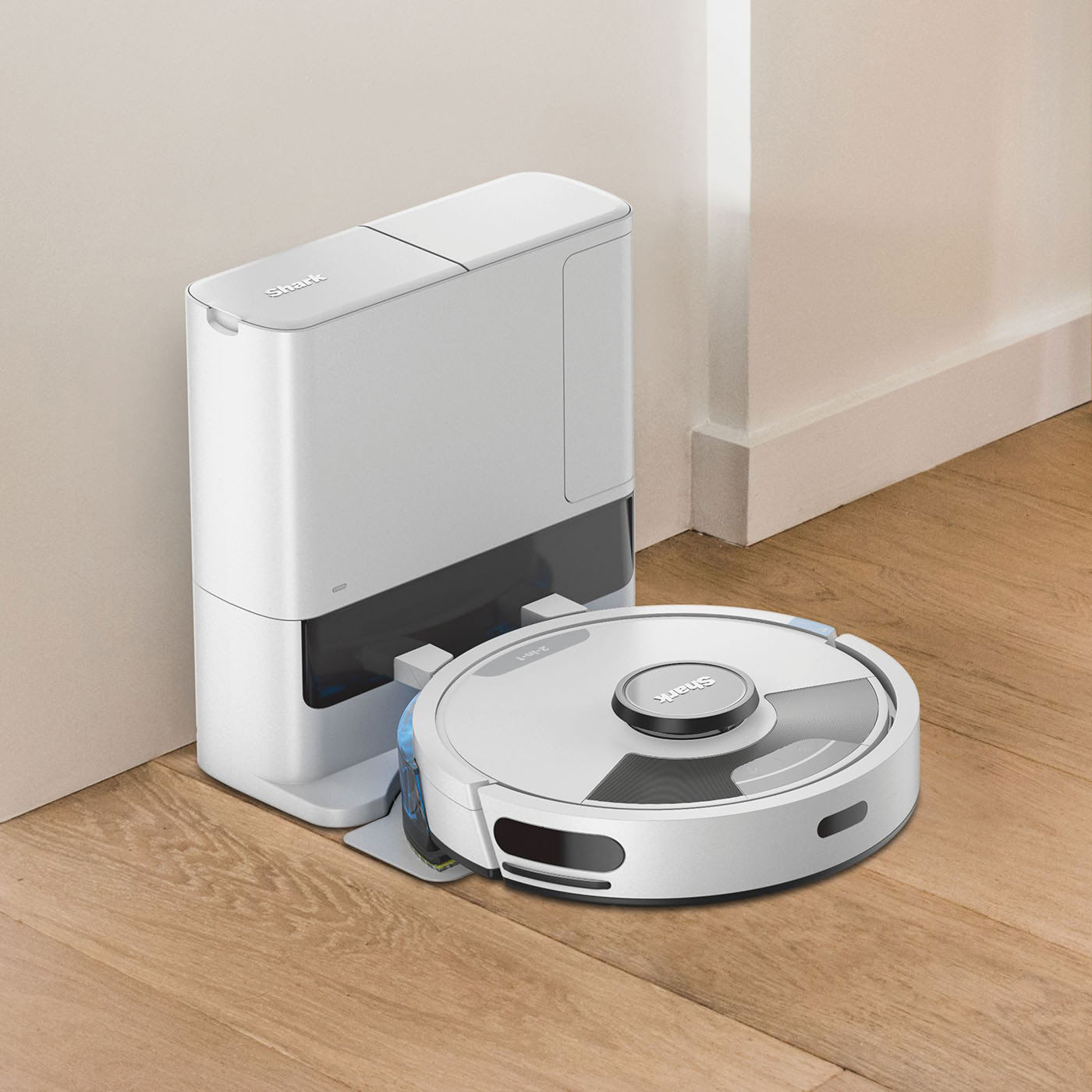 Empties & charges itself